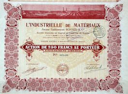 L'Industrielle de Materiaux anc. Etablissements Bonnel 1928