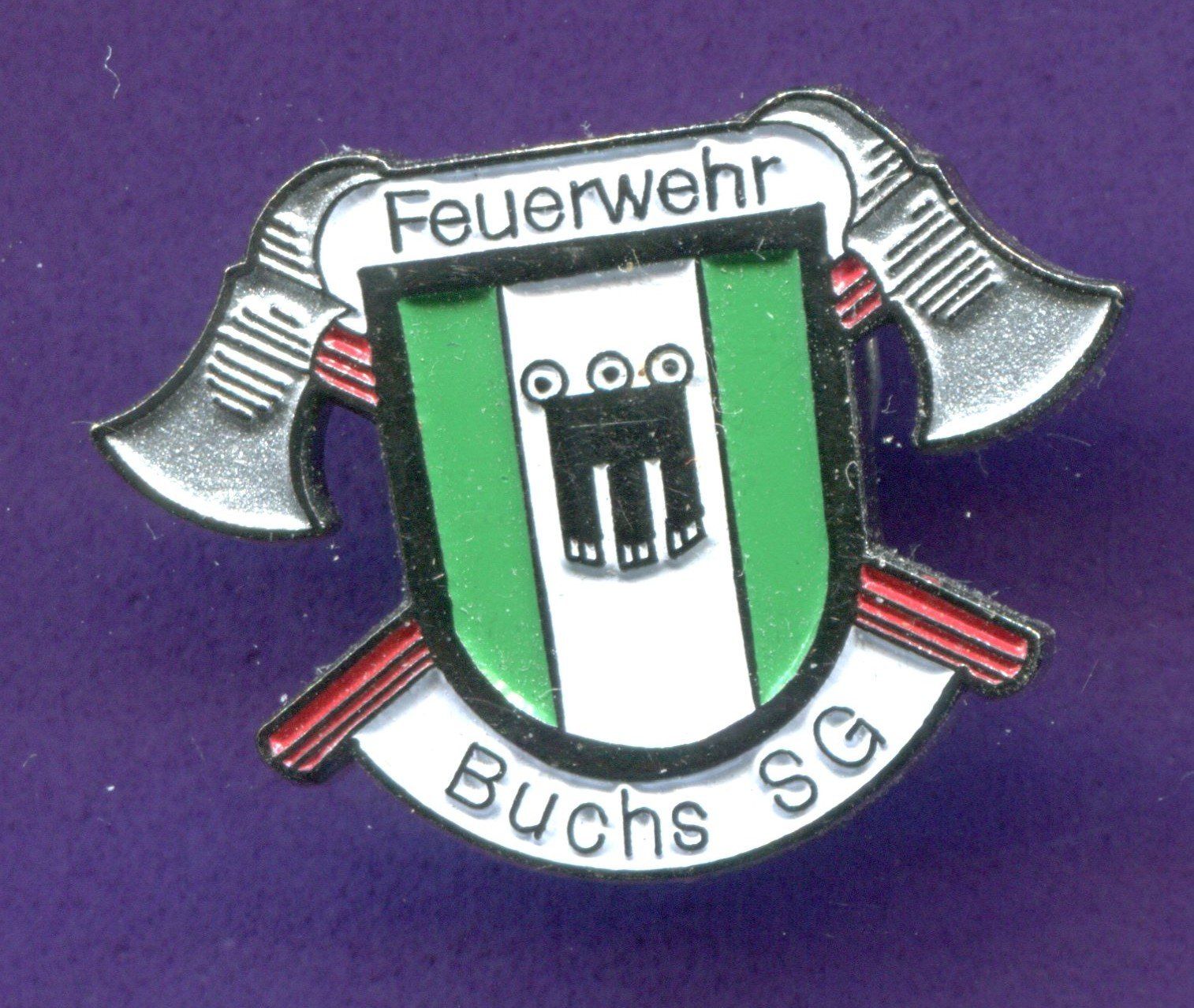 Plaketten & Abzeichen: Feuerwehr  BUCHS  SG – Gebraucht aus Winterthur von Sammleroase