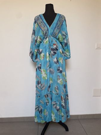 Boho Maxi-, Midikleid aus Viscose