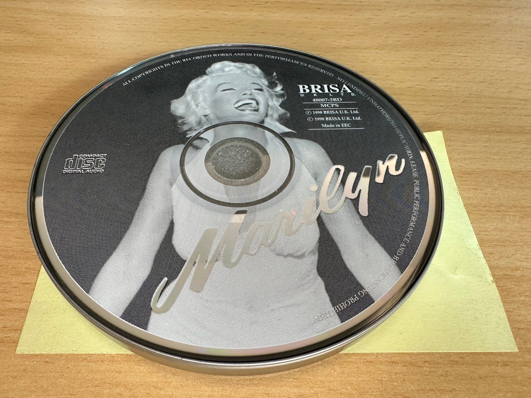 CD: Marilyn Monroe – Marilyn Monroe – Usato da Rikon im Tösstal venduto da Alpenmutz 2