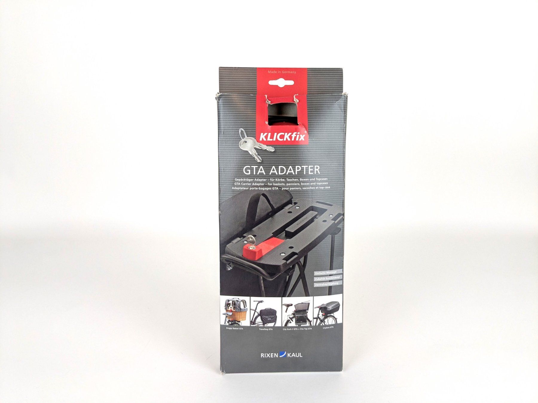 Supporti per biciclette: KLICKFIX GTA ADAPTER Gepäckträger-Adapterplatte – Nuovo (secondo la descrizione) da Thun venduto da Restwert_Thun 3