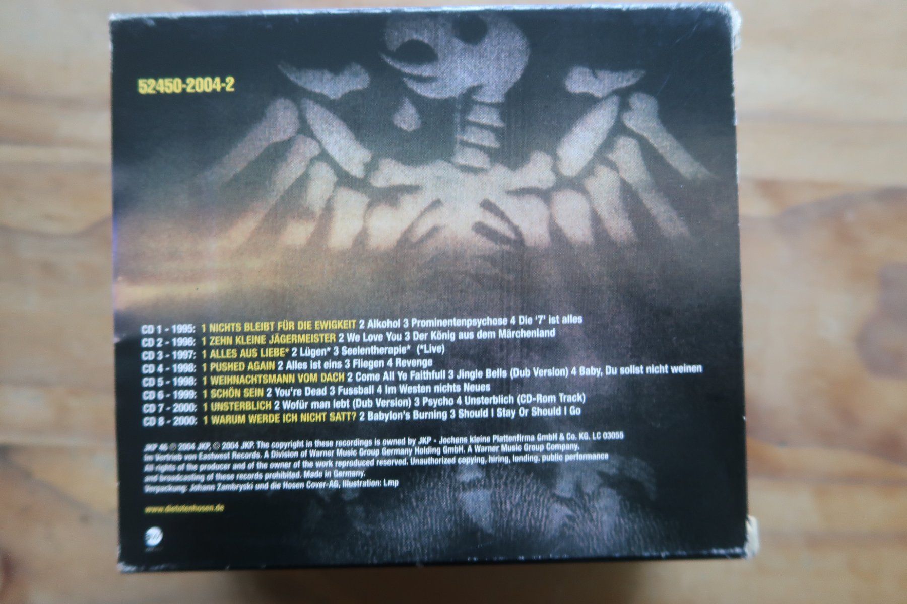 CD: DIE TOTEN HOSEN - DIE SINGLE-BOX 1995-2000 - BOXSET CD – Usato da Basel venduto da Patiscat 1