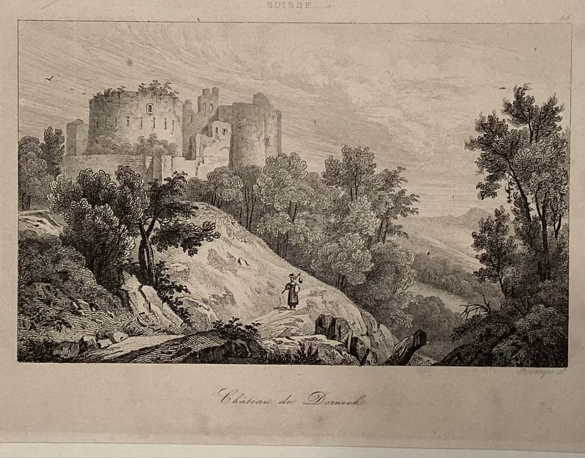 Incisioni: Stich Schloss/Burg Dorneck – Usato da Reinach BL venduto da Linda013