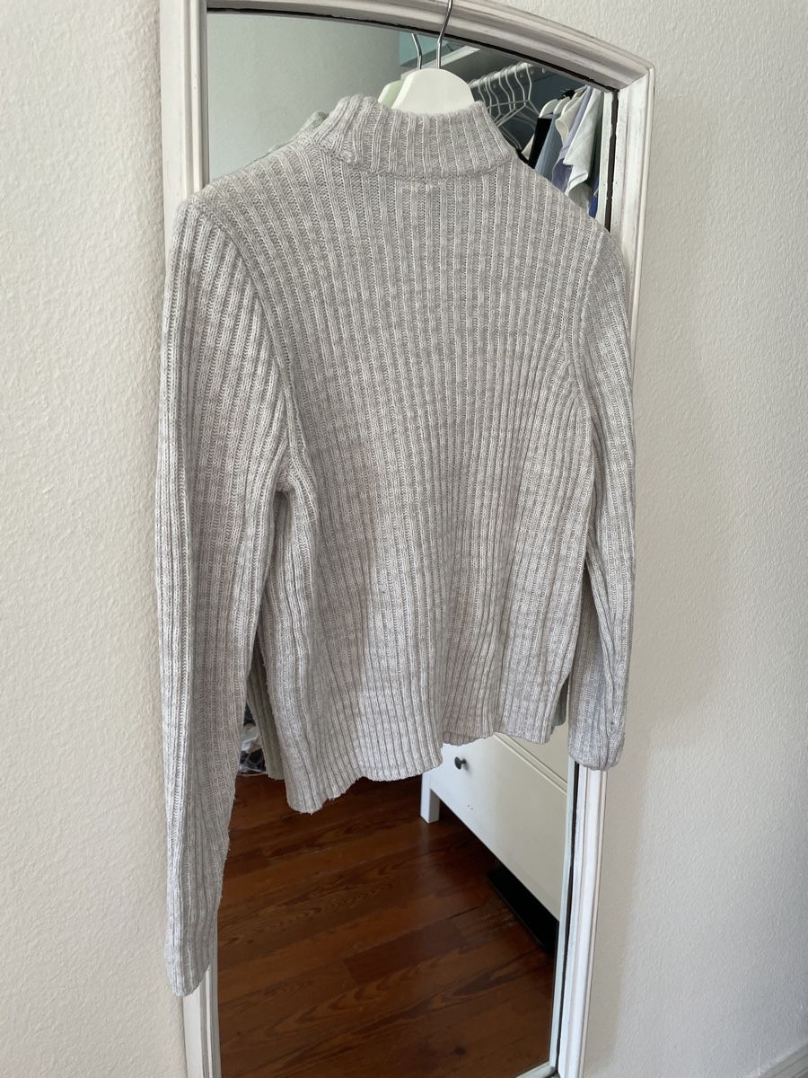 Maglioni & Felpe: Warmer Strickpullover, Rollkragen, hellgrau – Usato da Bern venduto da Corinn_na 2