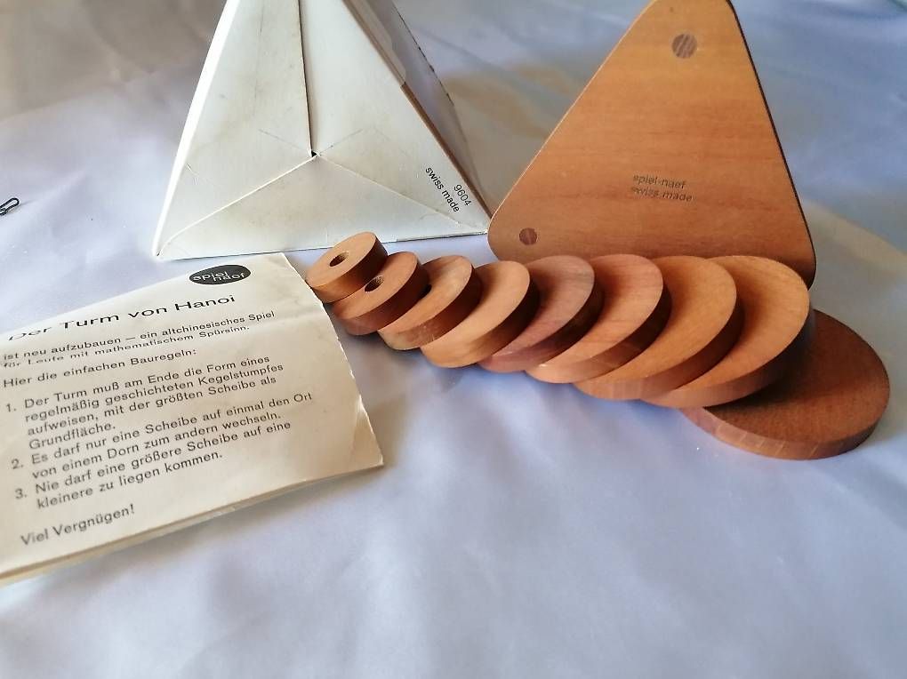 Naef Spiele: NAEF Turm mit OVP von Hanoi – Neu und originalverpackt aus Binningen von Smile-46 1