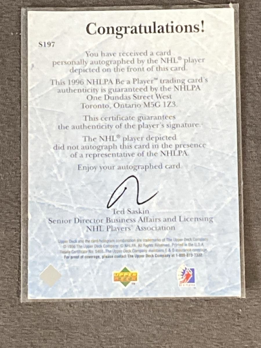 Autografi: Autographe de Patrick Roy - NHL – Nuovo (secondo la descrizione) da Fribourg venduto da Ldan 5