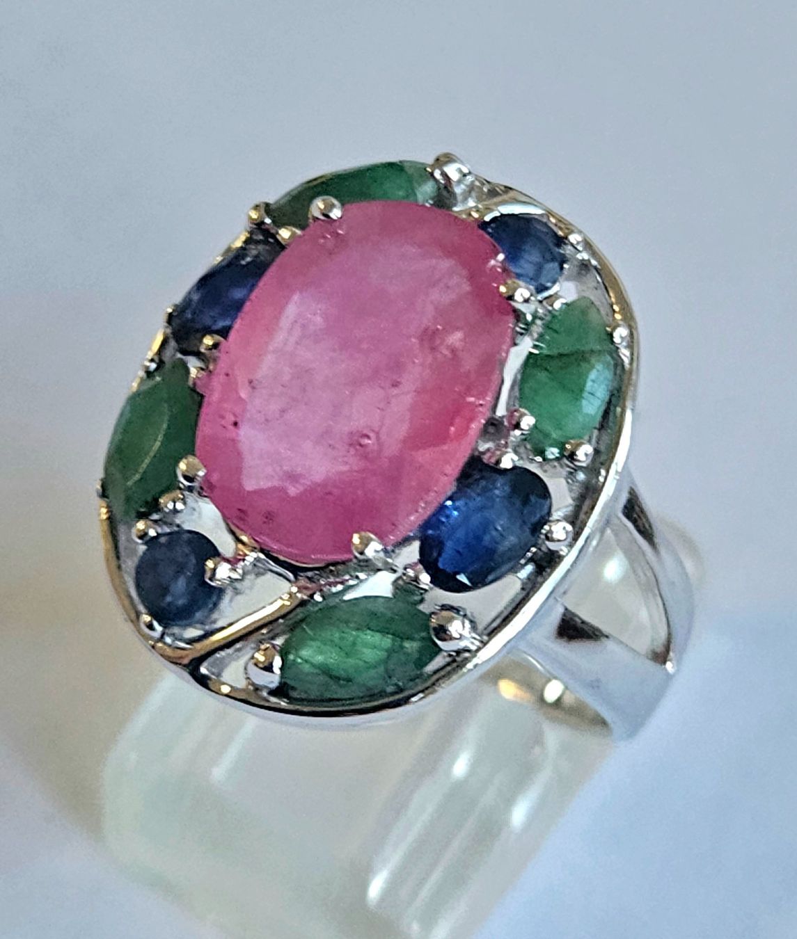 Anelli: Rubin Safir Smaragd Ring – Nuovo (secondo la descrizione) da Zürich venduto da benedikt12 3