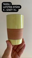 Kaffee-Tassli gelb neu