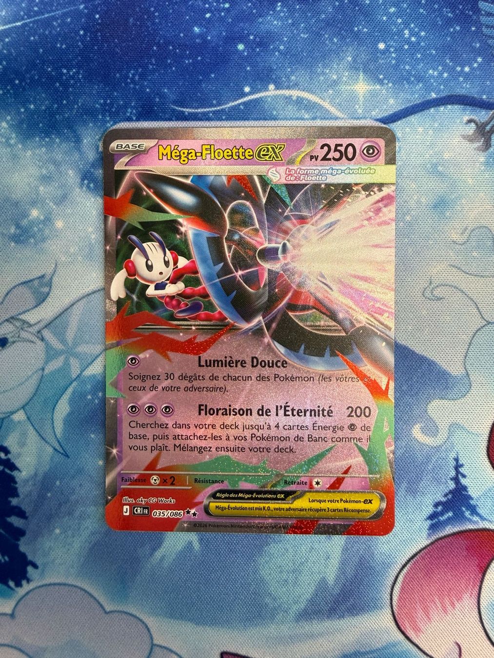 Pokémon Carte collezionabili: Méga-Floette EX - CRI 035 FR – Nuovo (secondo la descrizione) da Courgenay venduto da ScamBoxOff