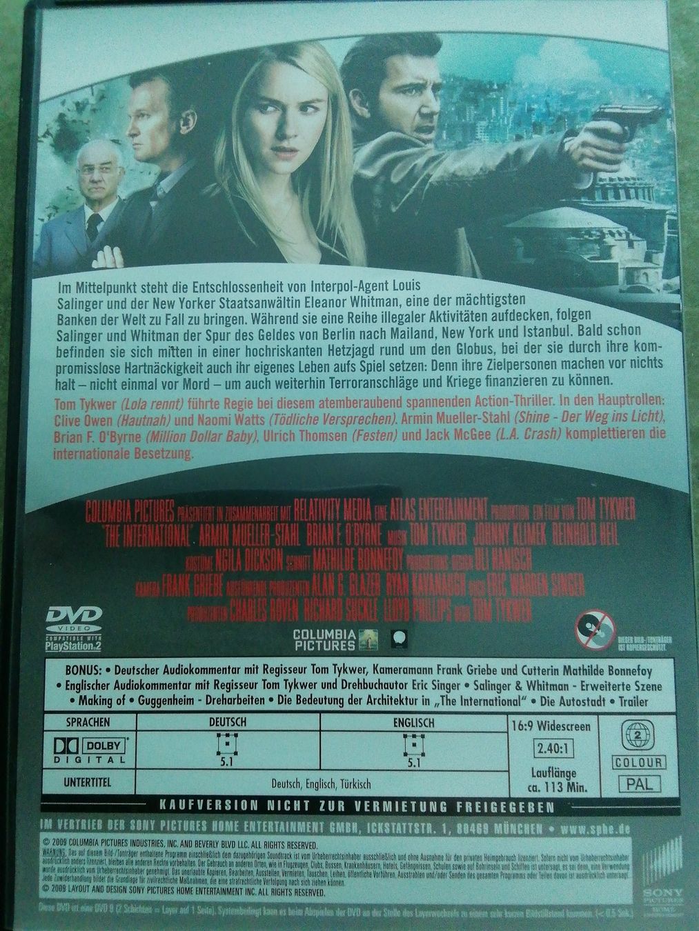 Tous les DVDs: DVD The International – D'occasion à Ballwil par eldave 1