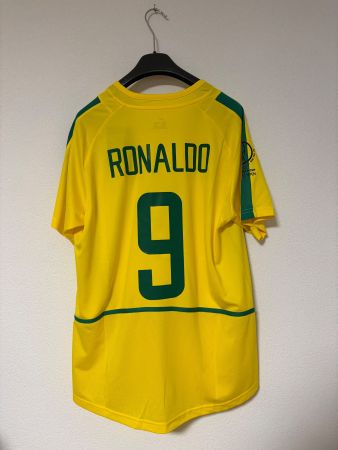 🇧🇷 Brazil Ronaldo 9 FIFA World Cup 2002 Nike Jersey Retro