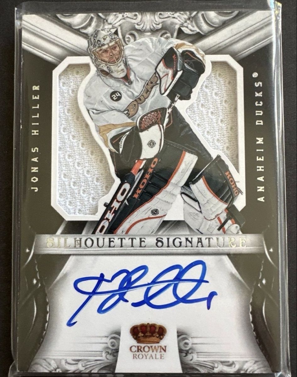 Panini Carte collezionabili: Jonas Hiller Anaheim Ducks - Crown Royale Autogramm – Nuovo (secondo la descrizione) da Schlieren venduto da NM_Nici