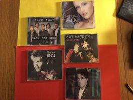 5 Maxi CDs Take That, No Mercy, Matthias Reim…..