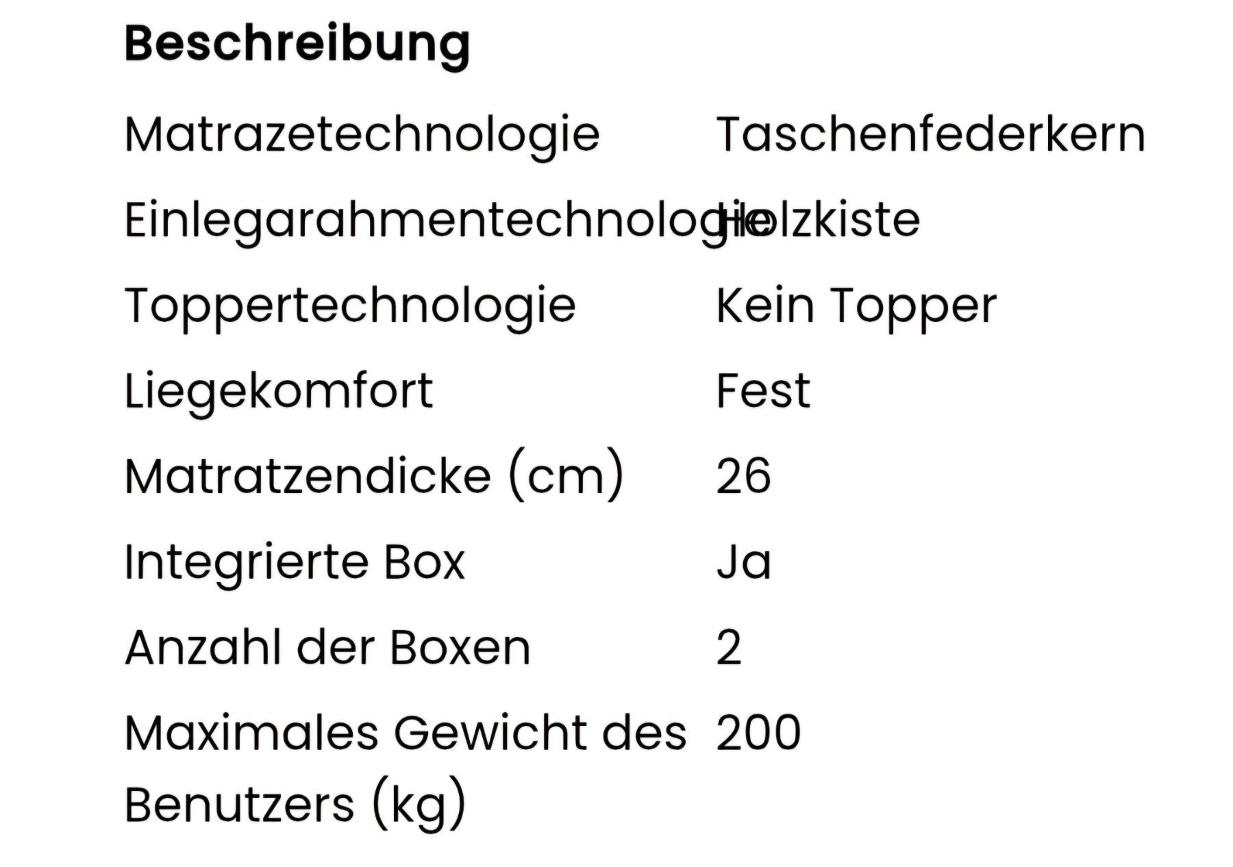 Conforama Betten: Boxspringbett – Gebraucht aus Mellingen von Loewe2006 3