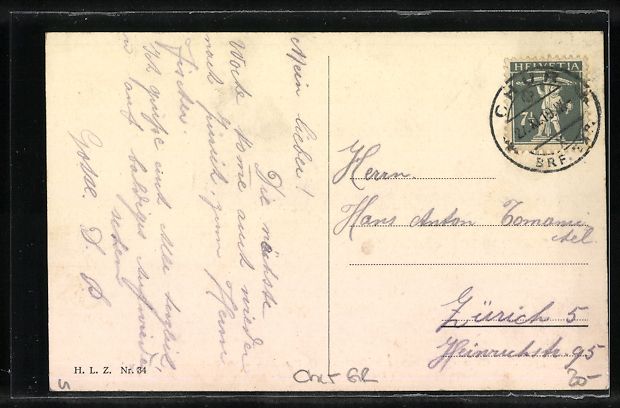 Cartoline postali: Chur, Alkoholfreies Restaurant Rhätisch – Usato da Berlin venduto da bartko-reher 1