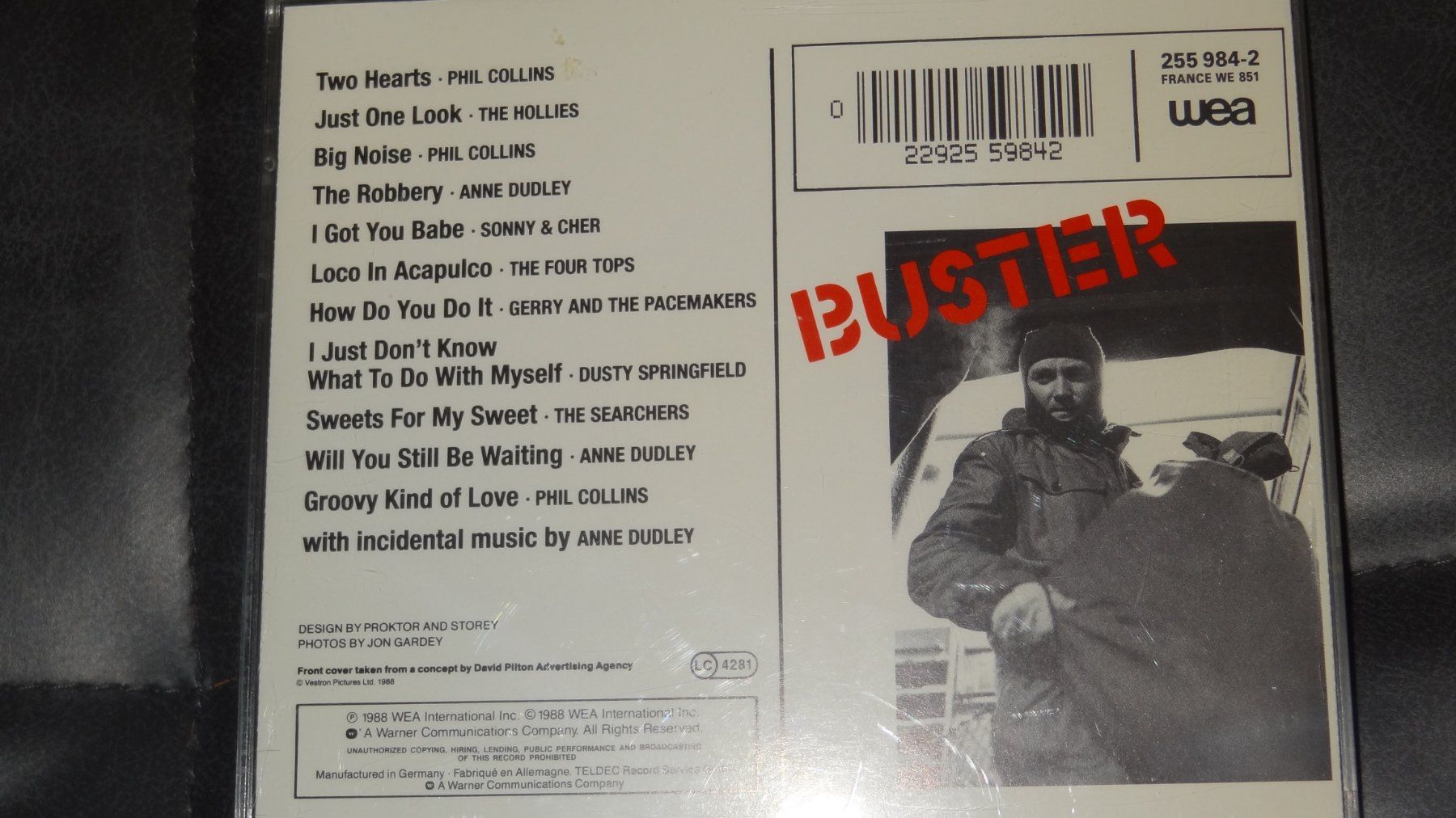 CDs: Buster - Original Motion Picture Soundtrack CD – Gebraucht aus Olten von Disc-Ausverkauf 1