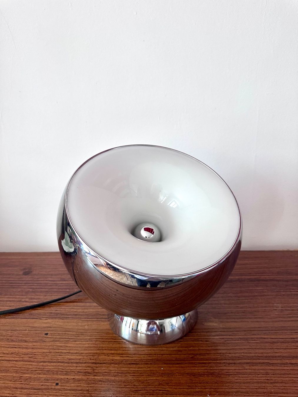 Lampade: Lampe Bouboule de chez Aluminor vintage chrome – Usato da Lausanne venduto da jul_v9ht