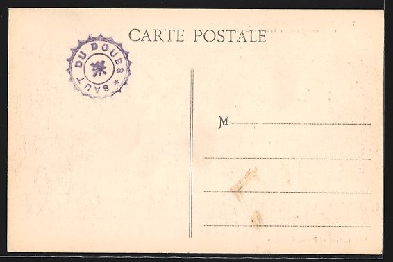 Cartes postales: Saut du Doubs, Boote auf dem Wasser vor  – D'occasion à Berlin par bartko-reher 1