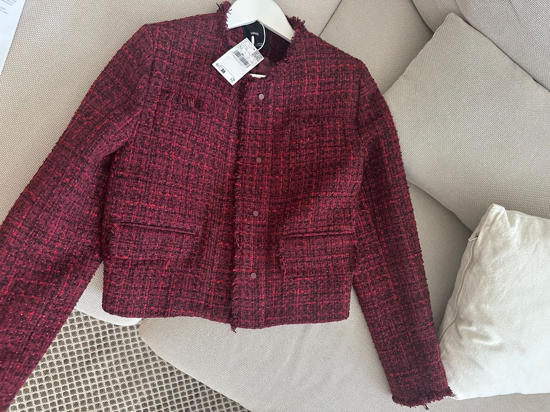 Mango Giacche: Mango Tweedjacke NEU MIT ETIKETT XS – Nuovo e nell'imballaggio originale da Zürich venduto da fa282