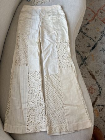 Zimmermann patchwork lace trousers size 2 new with tags