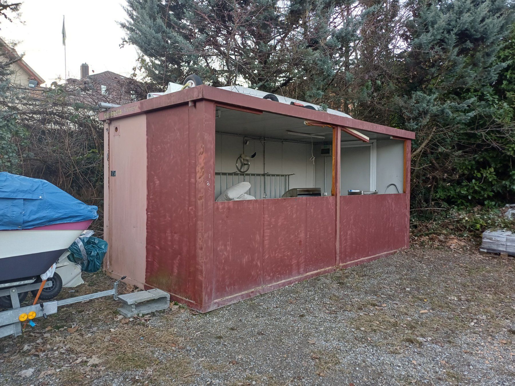 Contenitori edile: Condecta Camp Baucontainer isoliert 5.4m x 2.4 – Usato da Arbon venduto da sackguet