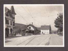 UNTERKULM - Bahnhof WSB, Restaurant Eintracht, um 1930/40