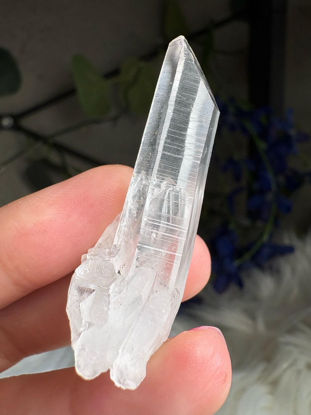 Minerali & Pietre curative: Kolumbianischer Lemurian-Quarz-Cluster – Nuovo (secondo la descrizione) da Neuheim venduto da m.hald 5