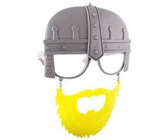 SunStaches® KNIGHT Ritter Bart Partybrille Maske SBSST2144