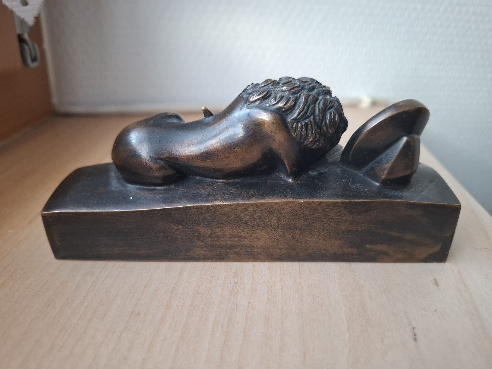 Sculture & Statue: Lion de Lucerne en bronze. Antique. – Usato da Crémines venduto da Carambaaa 1