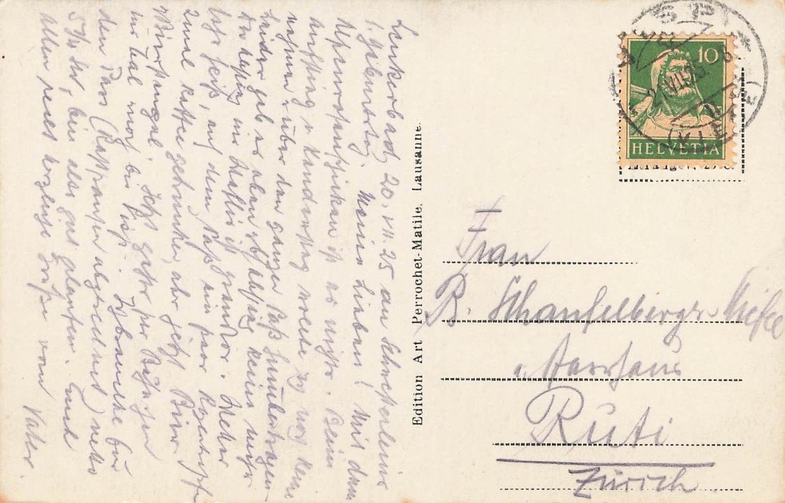 Cartoline postali: La gemmi hotel wildstrubel ( Leukerbad ) – Usato da Biasca venduto da Blenio71 1