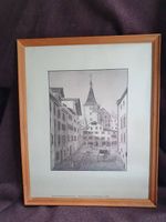Zürich Stich/Radierung 1836, gerahmt, Rarität, top!