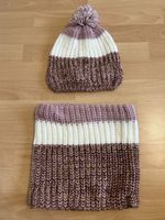 Winter Set: Mütze und Schal, gestrickt, neuwertig!