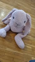 Plüschtier Hase gestrickt rosa guter Zustand gebraucht