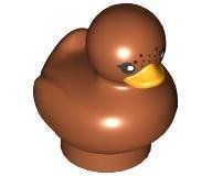 LEGO 49661pb03 Duckling with Molded Bright Light Orange Beak