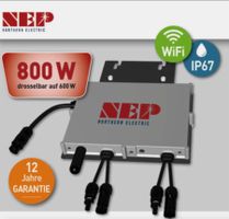 NEP BDM-800 Mikrowechselrichter für Balkonkraftwerk
