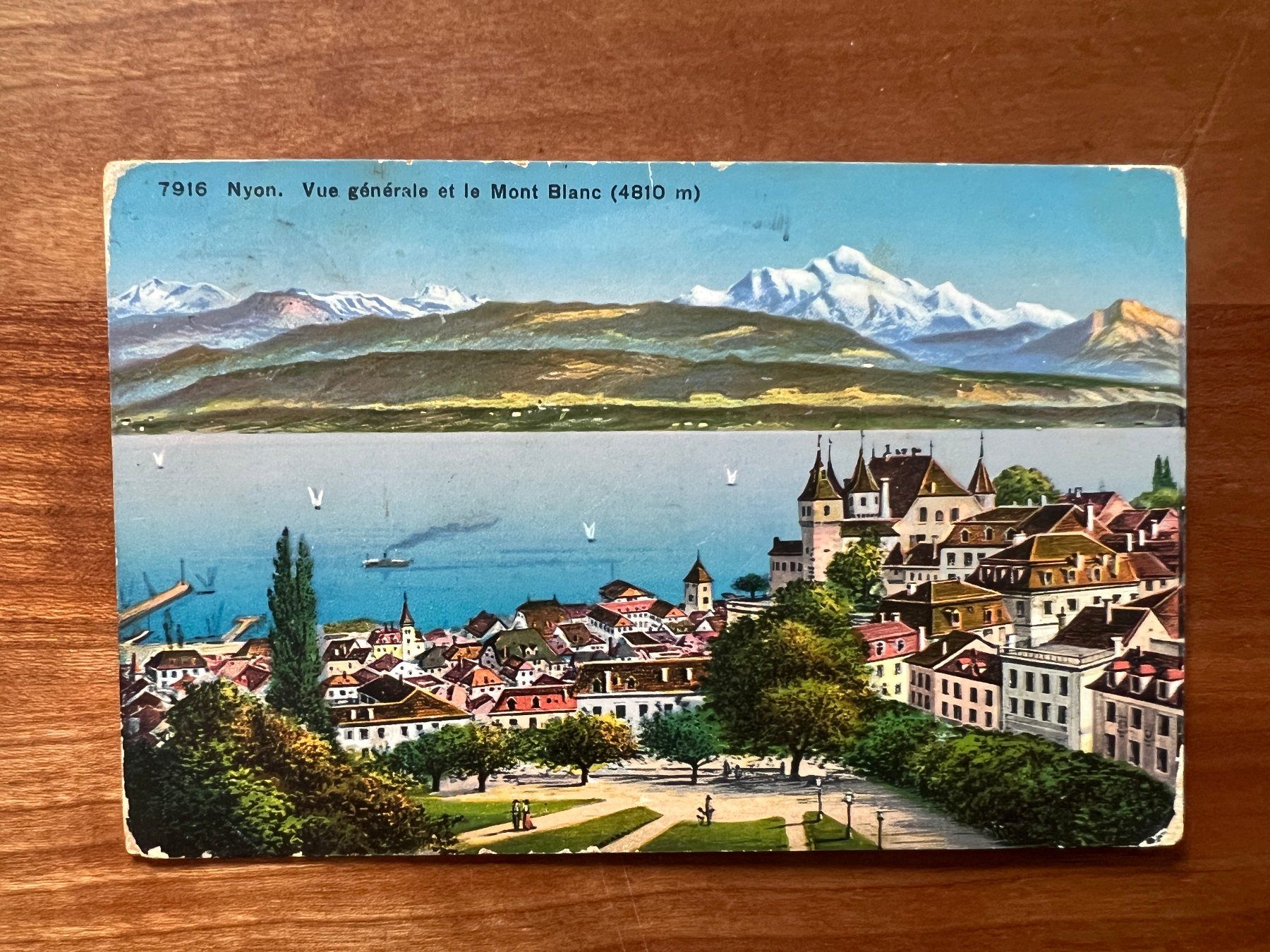 Cartoline postali: AK 1913 Nyon   (G2582) – Usato da Hinwil venduto da Sidi4