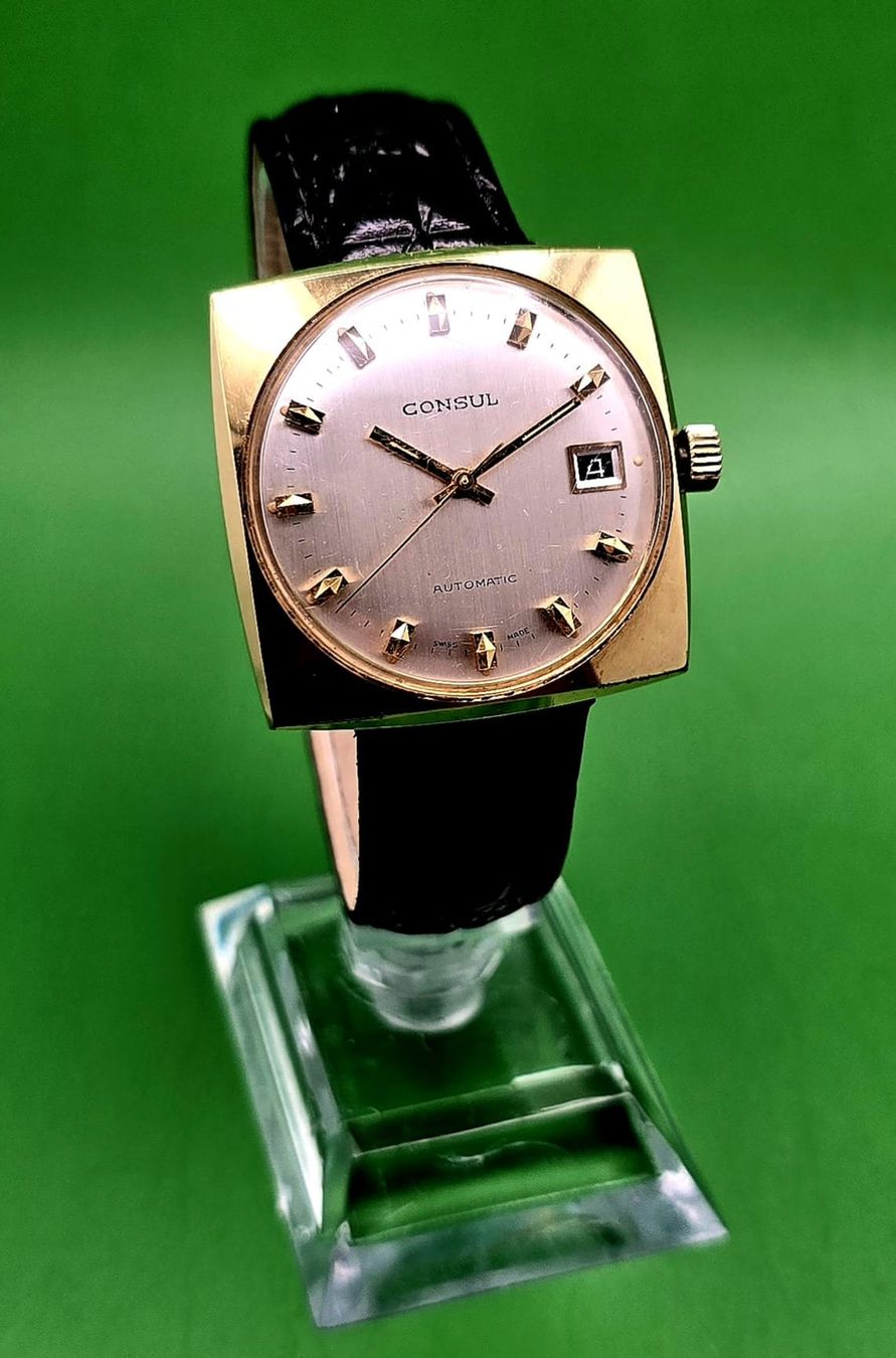 Omega Uhren: CONSUL AUTOMATIC DATE SWISS MADE MUTTERGESELLSCHAFT VON MAUR – Gebraucht aus Neftenbach von Taschen-Uhren 7