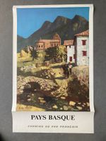 Original Vintage Poster - Pays Basque - Bild für SNCF
