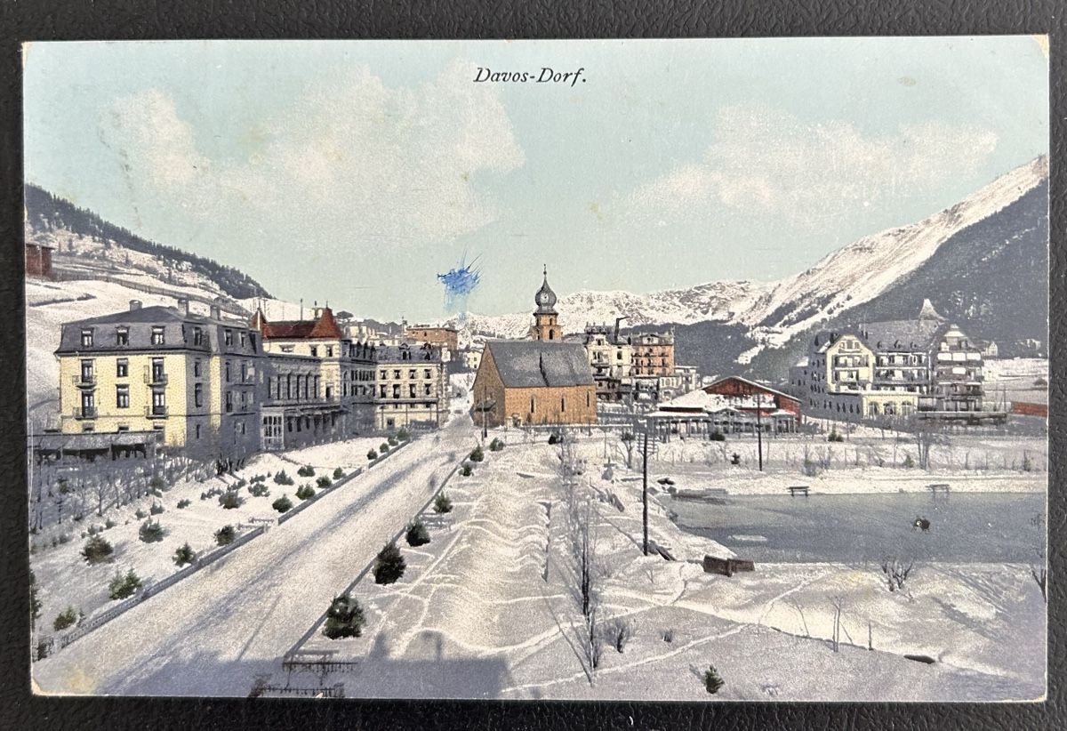 Cartes postales: Davos Dorf im Winter  – D'occasion à Horw par Tellbub