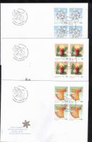 2010 FDC 4er Weihnachten  aus ABO