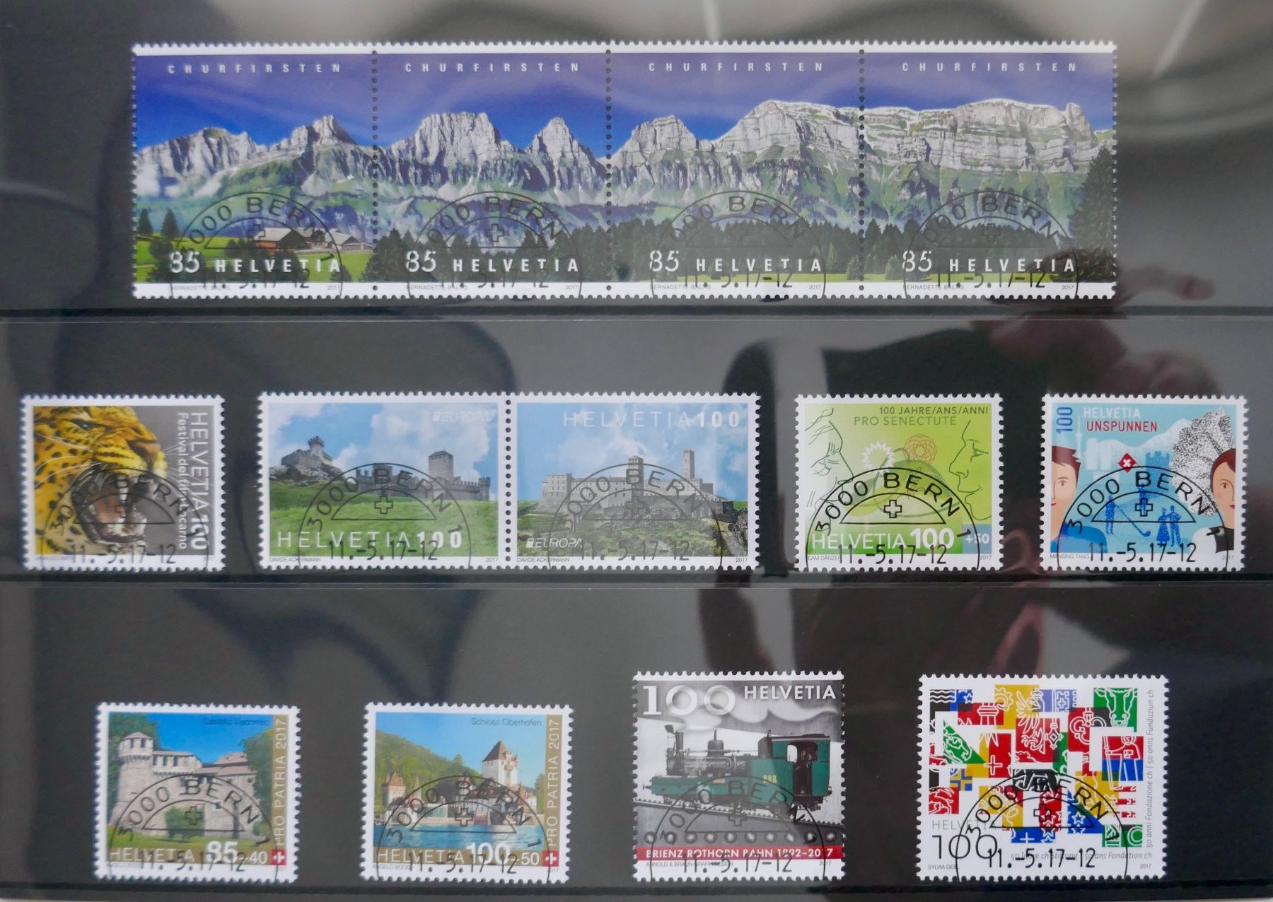 Tous les timbres: Schweizer Briefmarken ET-Jahresserie 2017 – Neuf (Voir description) à Möhlin par PHILABARTIS 3