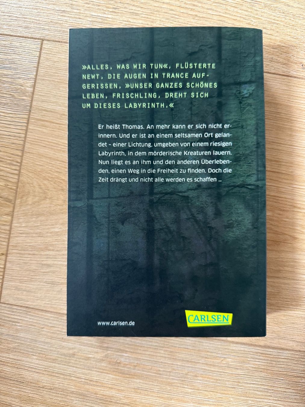 Libri: Maze Runner Serie von James Dashner – Usato da Thun venduto da cel_5dvh 1