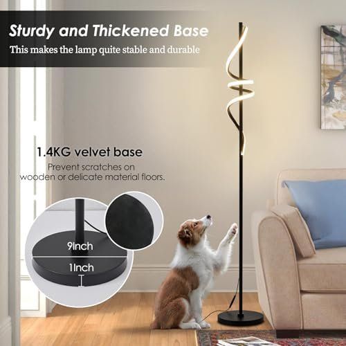 Lampade: LED Stehlampe 48W dimmbar mit Fernbedienung – Nuovo e nell'imballaggio originale da Hundwil venduto da Stallone5 6
