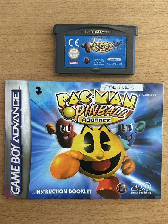 Pac Man Pinball Advance Gameboy Advance Game (Gebraucht) in Würenlingen ...