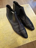 Accatino Stiefelette aus Leder, Schwarz, Grösse 38