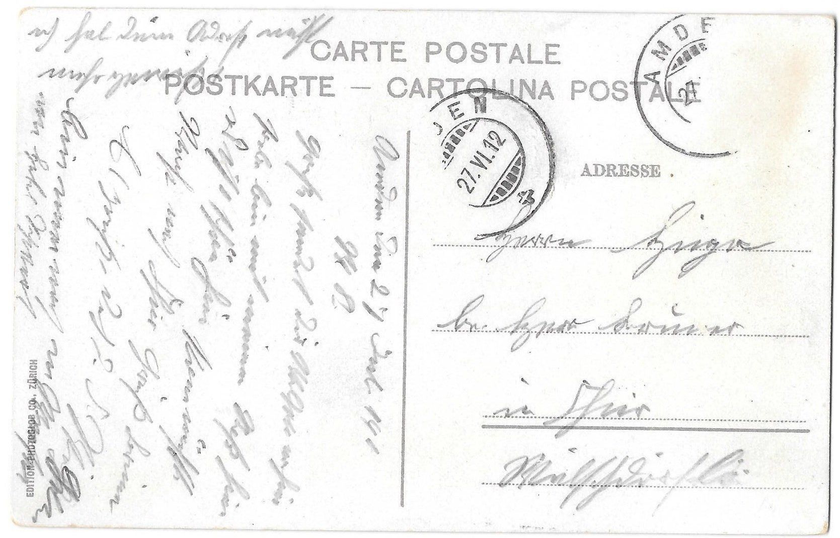 Cartes postales: Amden Gesamtansicht mit Leistkamm – D'occasion à Olten par clotaldi 1