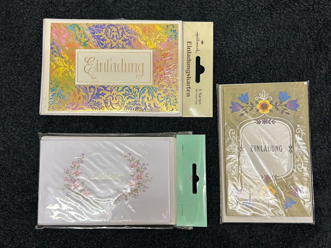 Cartoline: verschiedene Einladungskarten, neu und originalverpackt – Usato da Uetikon am See venduto da rst_qq69 2