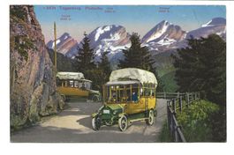 Toggenburg - Postauto - Churfirsten: Brisi - Frümsel um 1910