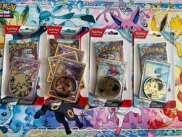 Pokémon Sammelkarten 4 blister packs sealed english new !!