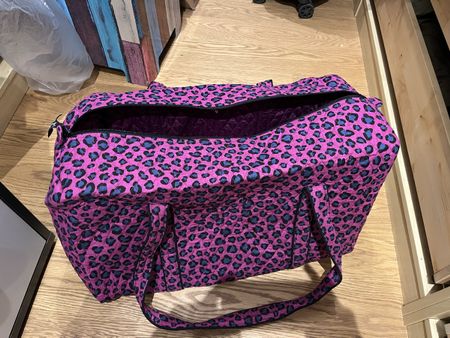 Neue Reisetasche Stofftasche Leopardenmuster